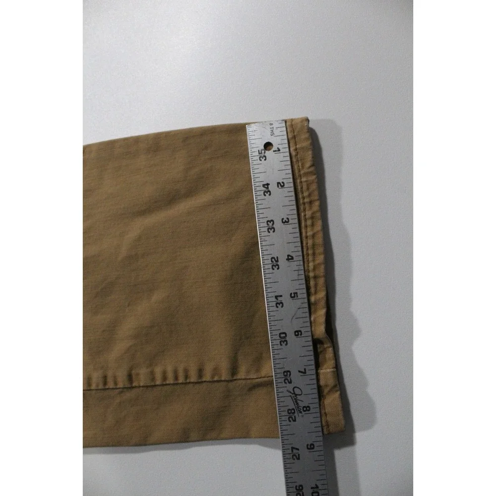Levis 505 Pants Mens 40x28 (Tag 40x30) Brown Straight Leg Regular Fit Denim Jean